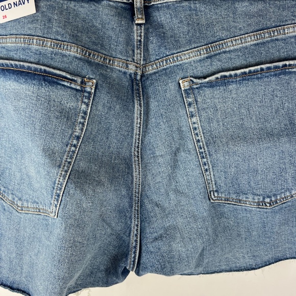 NWT: old navy High-Waisted O.G. Straight Ripped Cut-Off Jean Shorts $40 (26) - Picture 10 of 13